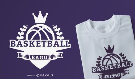 Design de camisetas da Liga de Basquete