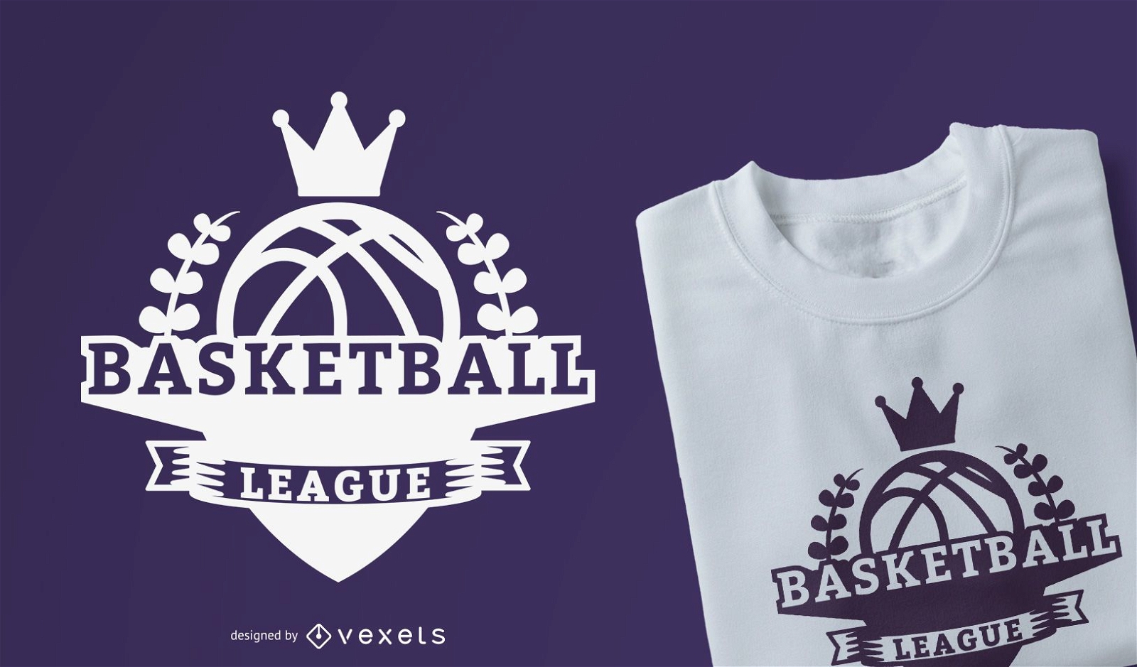 Basketball League T-shirt Design 