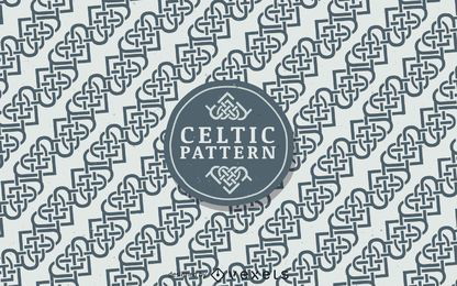 Fundo de padrão celta nórdico