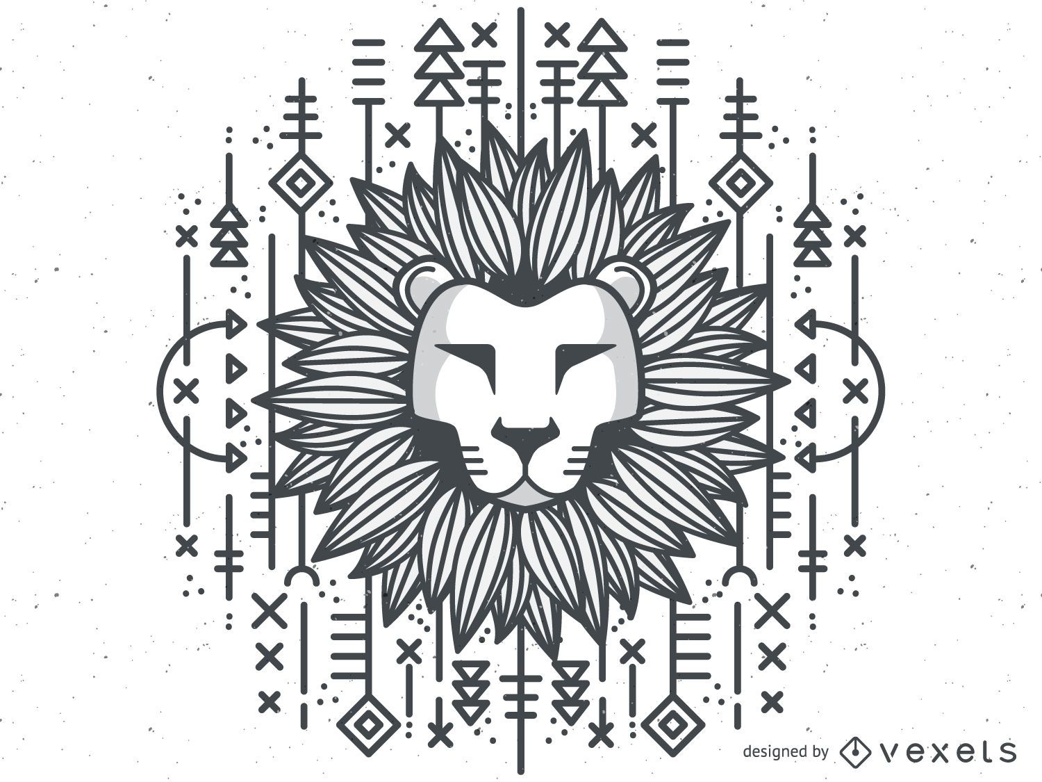 Free Free 303 Lion Head Lion Mandala Svg SVG PNG EPS DXF File