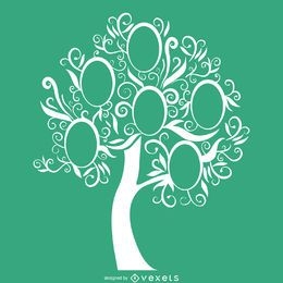 Green family tree template