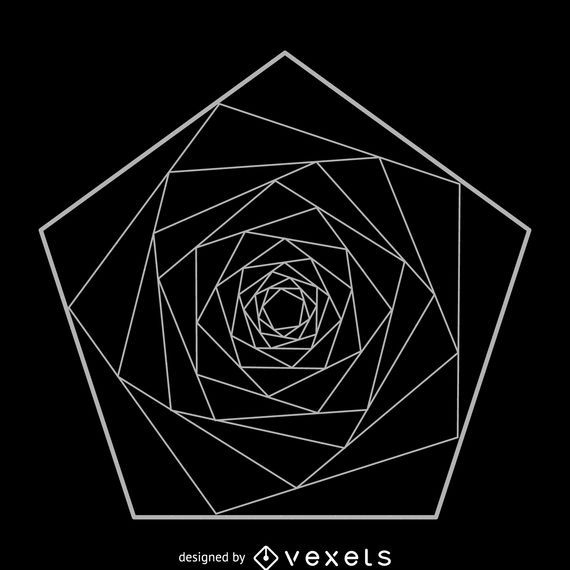 Spiraling Pentagon Sacred Geometry Spiraling Pentagon Sacred Geometry