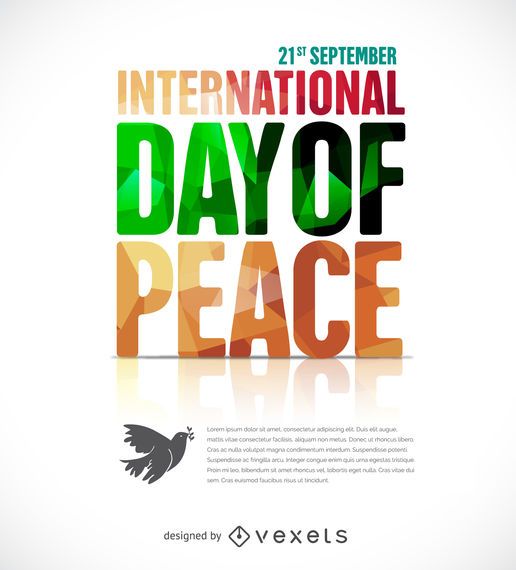 Day of peace poster Day of peace poster