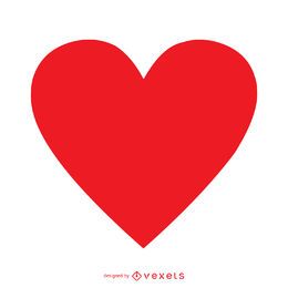 Corazón aislado minimalista