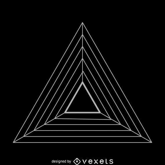 Parallel triangles sacred geometry illustration Parallel triangles sacred geometry illustration