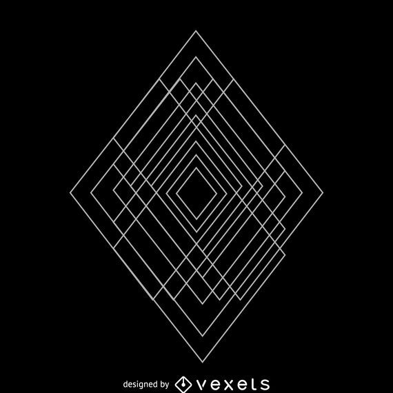 Rhombus sacred geometry illustration Rhombus sacred geometry illustration