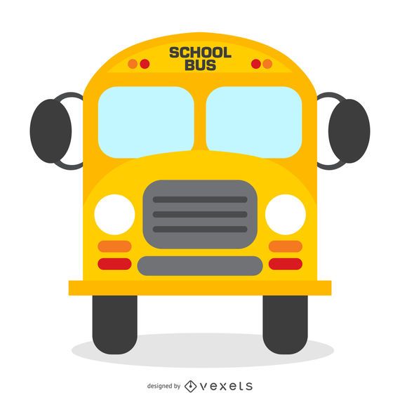 Isolated school bus illustration Isolated school bus illustration