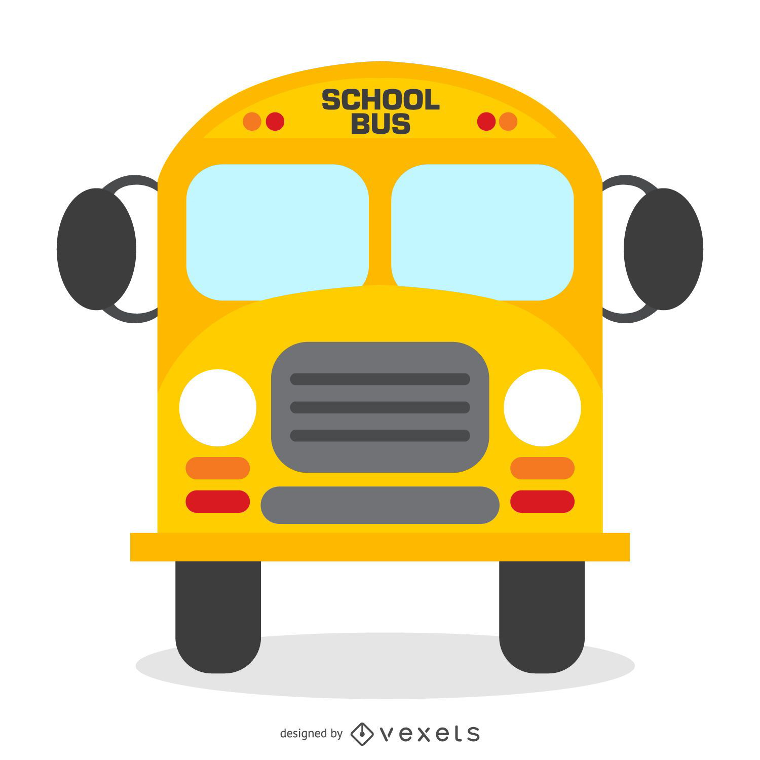 school bus vector free download