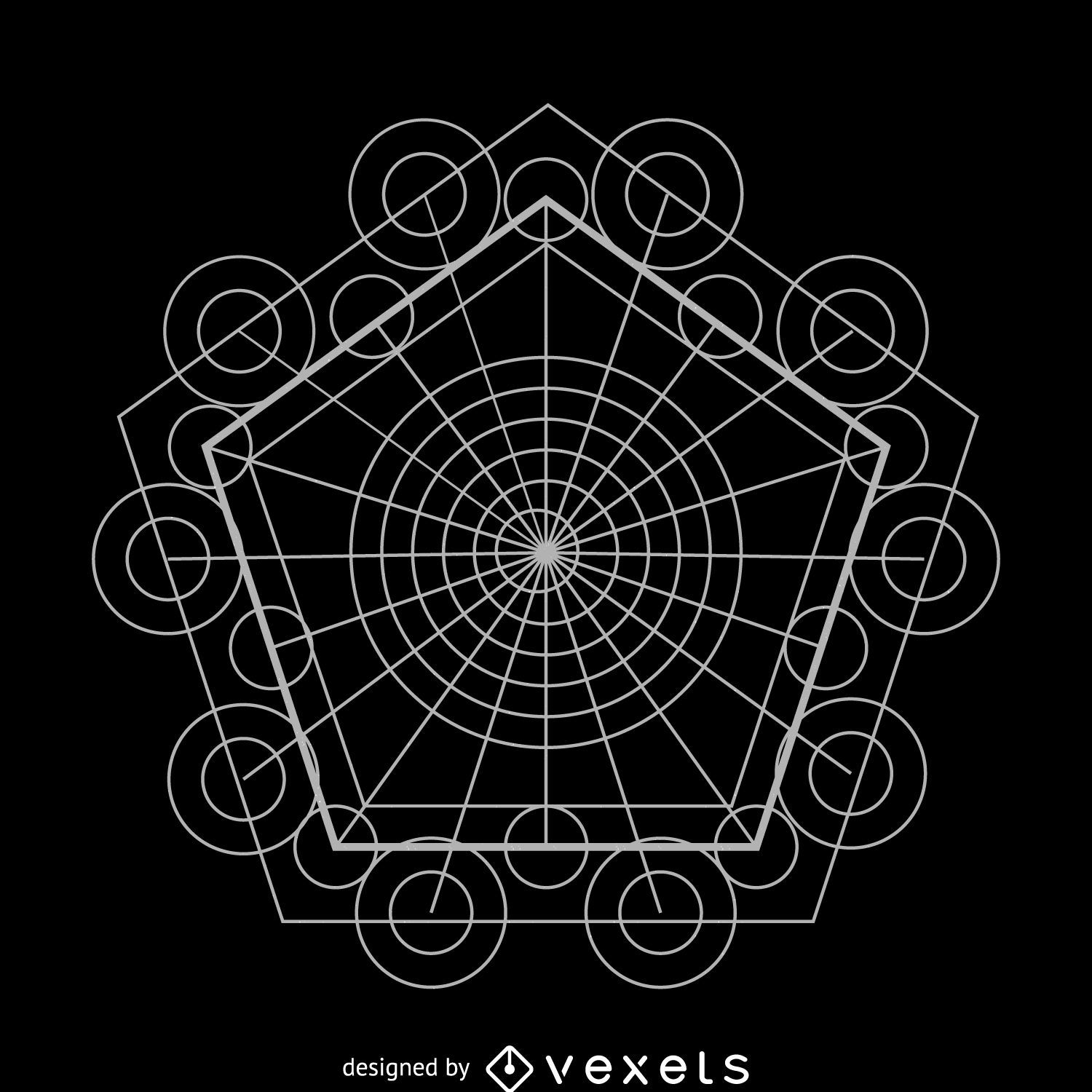 Complex sacred geometry design
