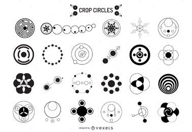 Coleção Crop Circle Silhouette Design