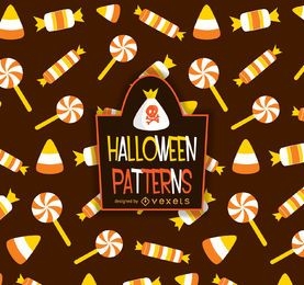 Halloween candy pattern