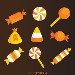 Halloween Candy Corn Elemente