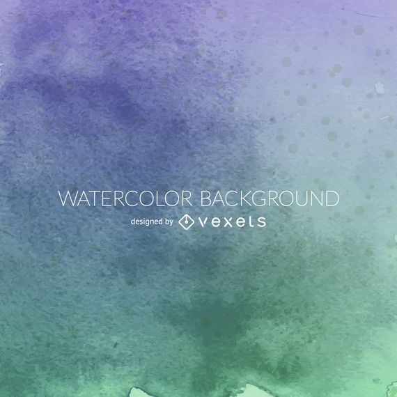 Blue green watercolor background - Vector download