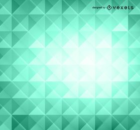 Fondo verde polígonos 3D