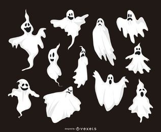 11 colección de ilustraciones de fantasmas