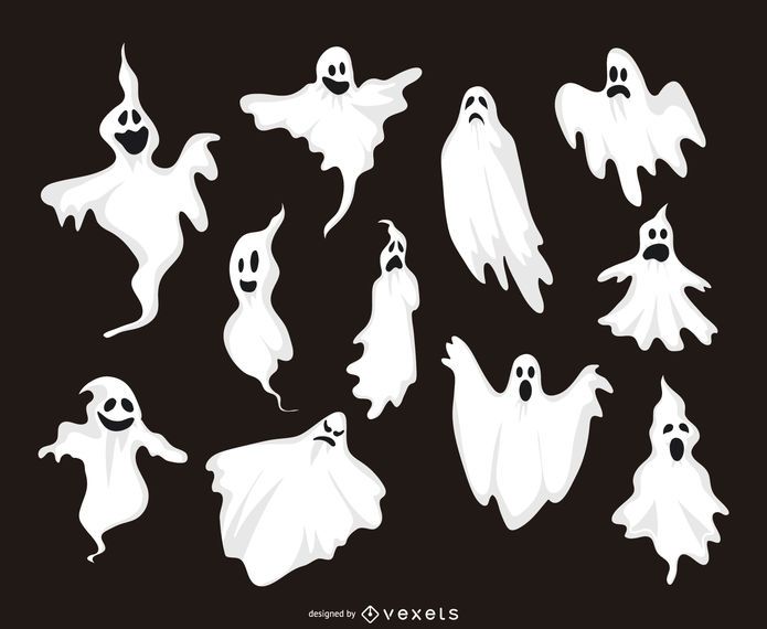 11 ghost illustrations collection 11 ghost illustrations collection