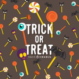 Projeto de pirulito doçura ou travessura de Halloween