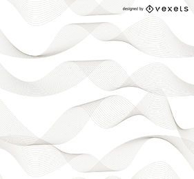 Linear waves abstract background