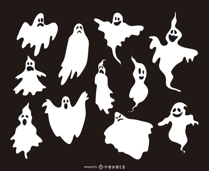11 ghost illustrations silhouettes 11 ghost illustrations silhouettes