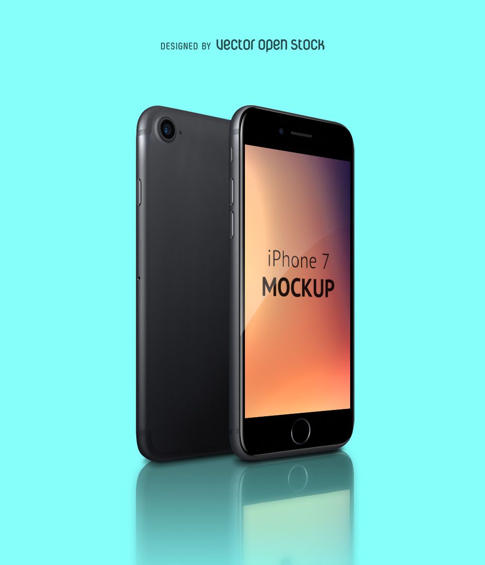 Download New iPhone 7 mockup PSD - Vector download