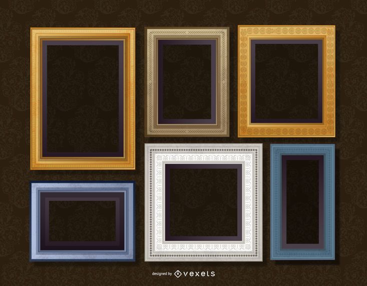 Conjunto de quadros de parede realista Conjunto de quadros de parede realista