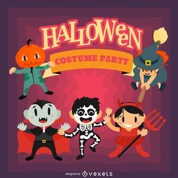 Design divertido de festa de Halloween