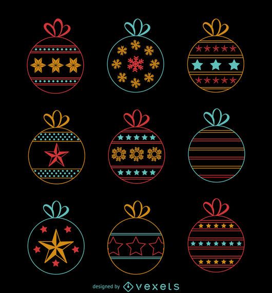 Christmas neon decoration collection Christmas neon decoration collection