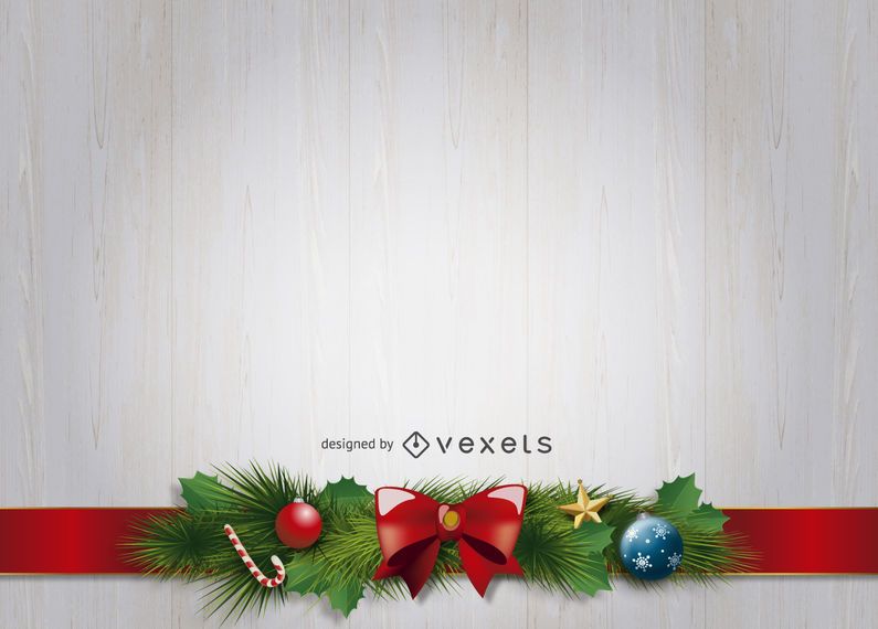 Fondo de adornos de cinta de Navidad Fondo de adornos de cinta de Navidad