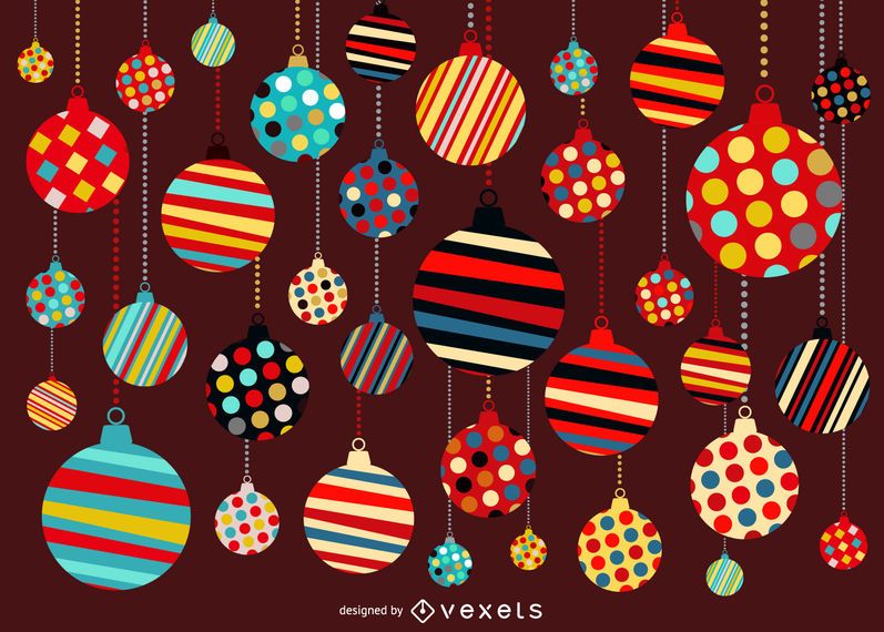 Weihnachtshintergrund mit Verzierungsmuster Weihnachtshintergrund mit Verzierungsmuster