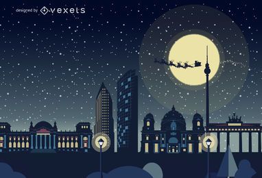 Horizonte de Navidad de Berlín