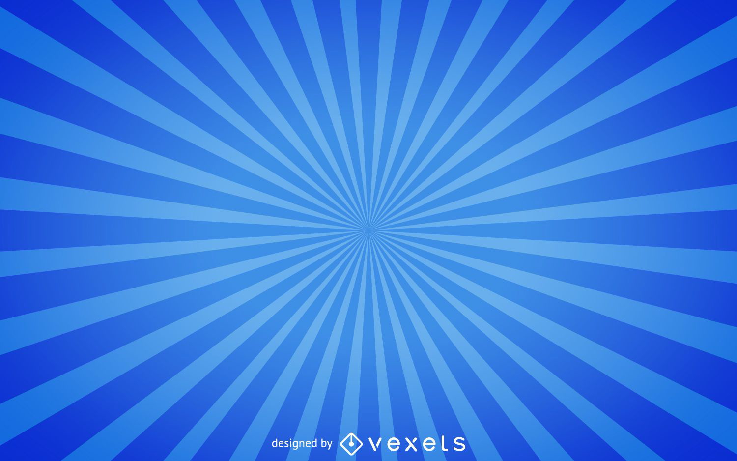 Blue starburst background - Vector download