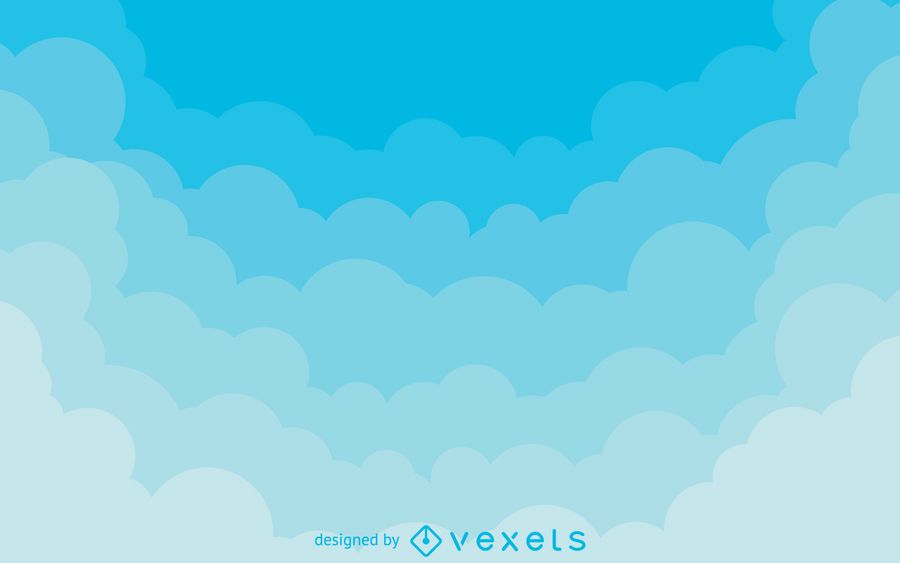 Gradiente, nuvens, fundo Gradiente, nuvens, fundo