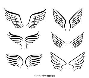 Pacote de asas de anjo