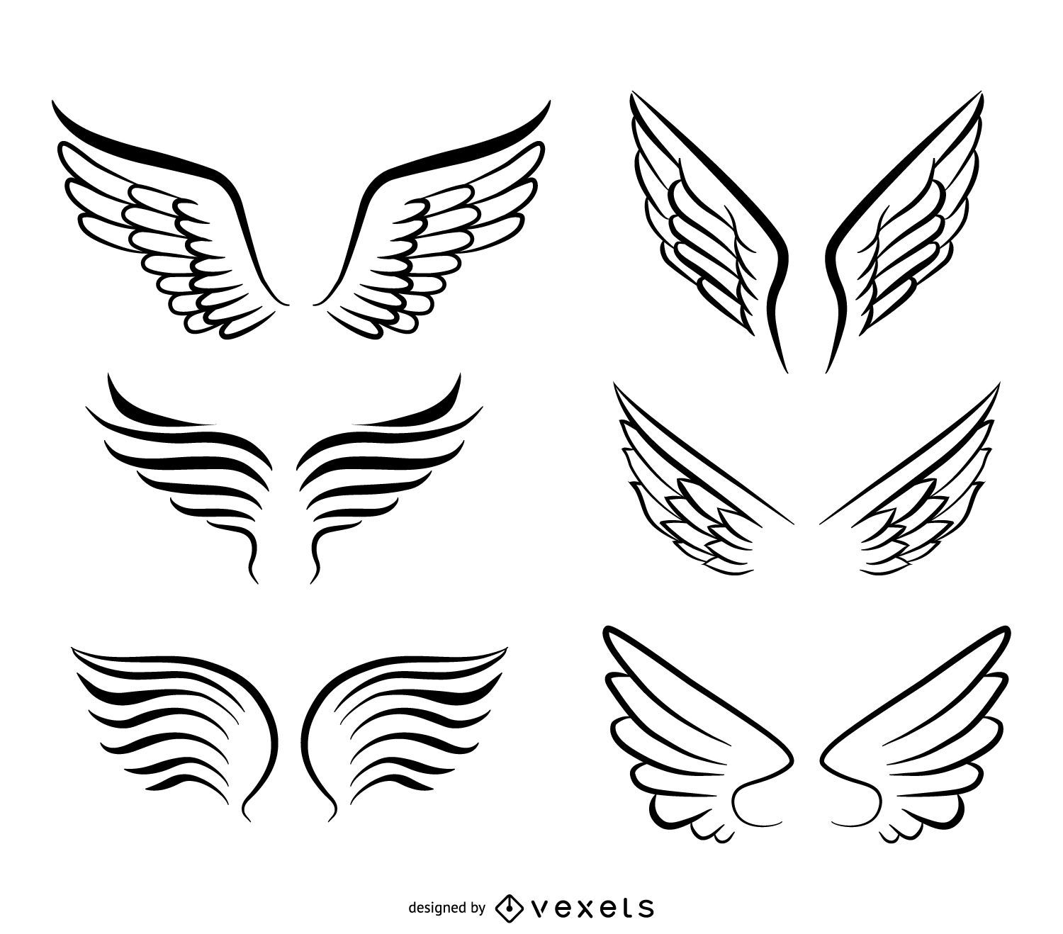 isolated-angel-wings-illustrations-vector-download