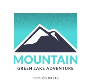 Mountain logo template design