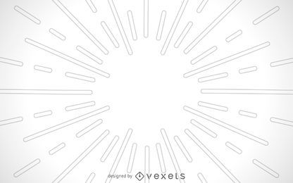 Flat starburst background