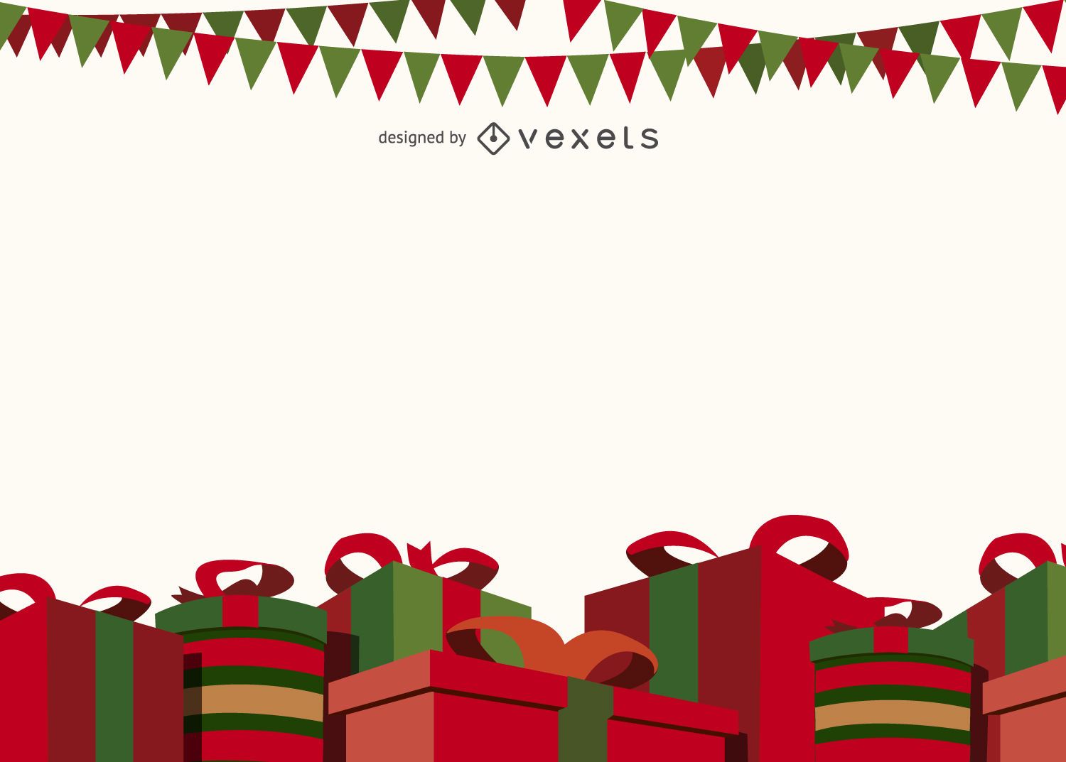 christmas gifts vector png