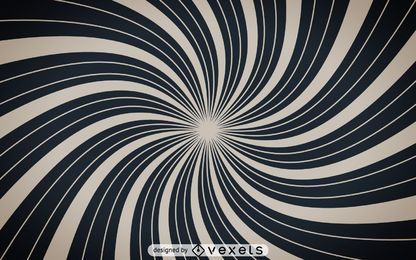 Retro Spiral Starburst Hintergrund