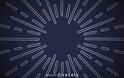 Flat blue starburst illustration background