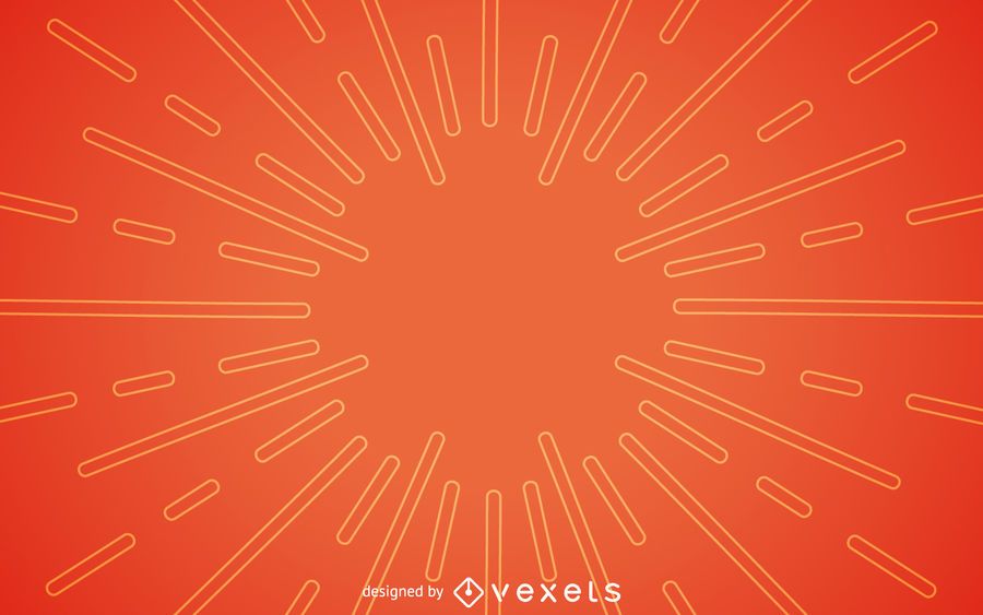 Flat orange starburst background Flat orange starburst background