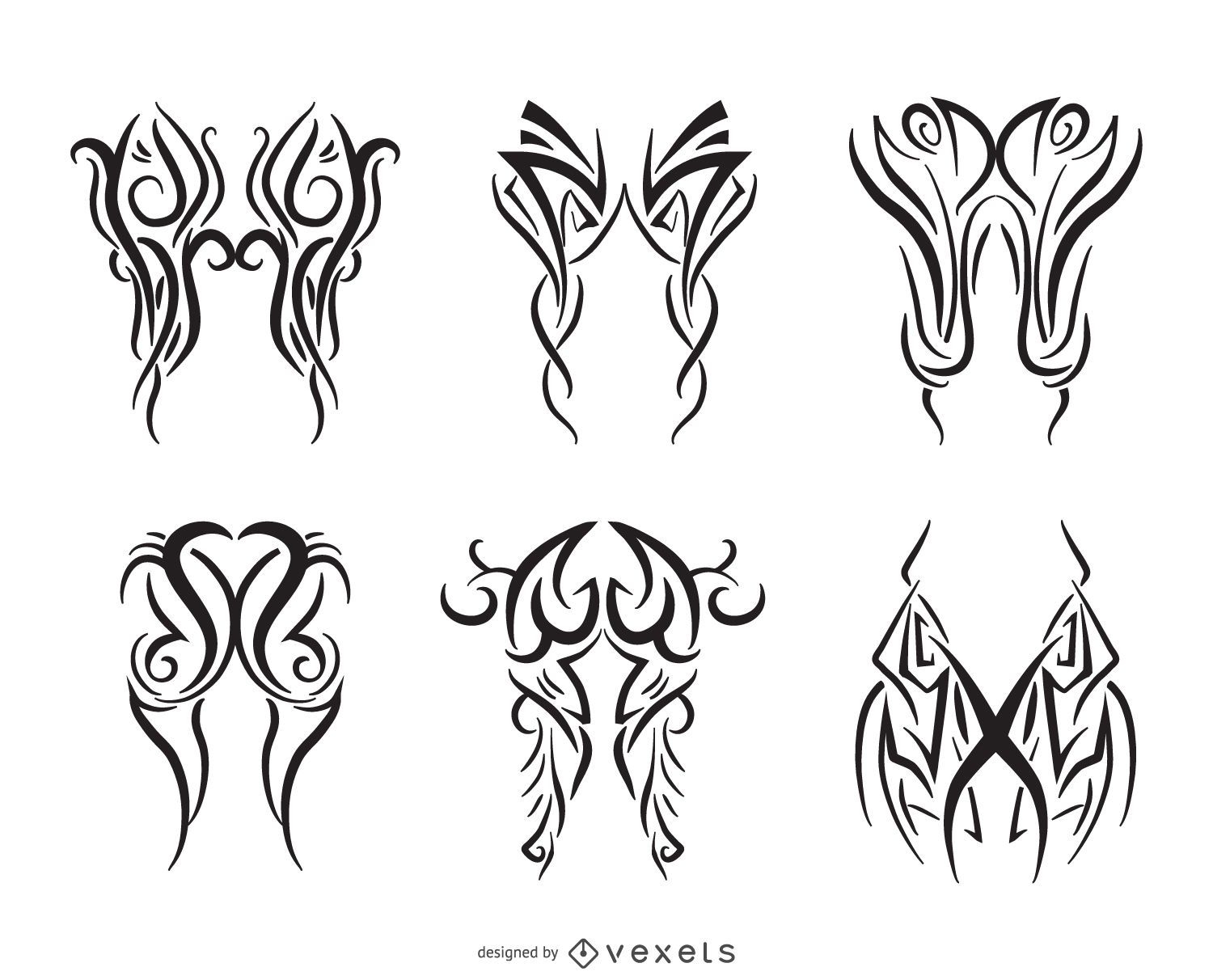 Pinstripe line art collection