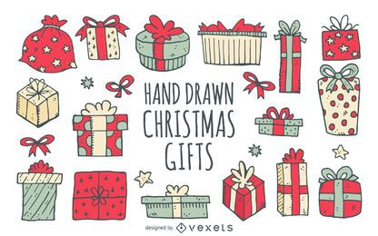 Drawn Christmas Birthday gifts