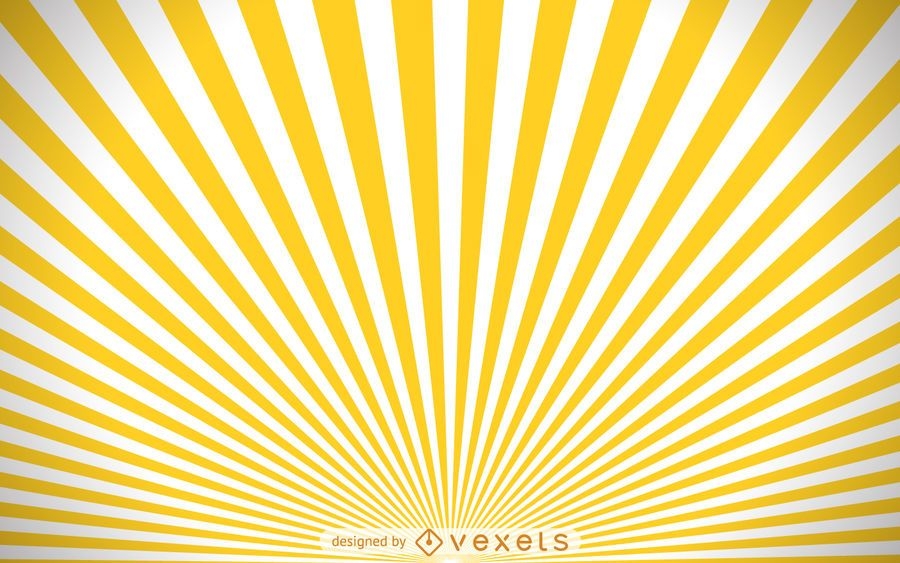 Yellow And White Starburst Background - Vector Download