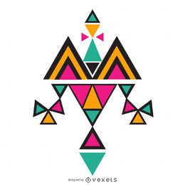 Projeto boho liso colorido