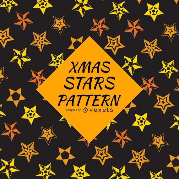 Yellow orange star pattern background Yellow orange star pattern background