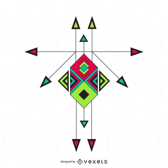 Boho ethnic ornament design Boho ethnic ornament design