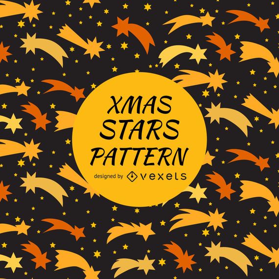 Shooting stars pattern design Shooting stars pattern design