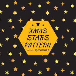 Diseño de patrón de silueta de estrella
