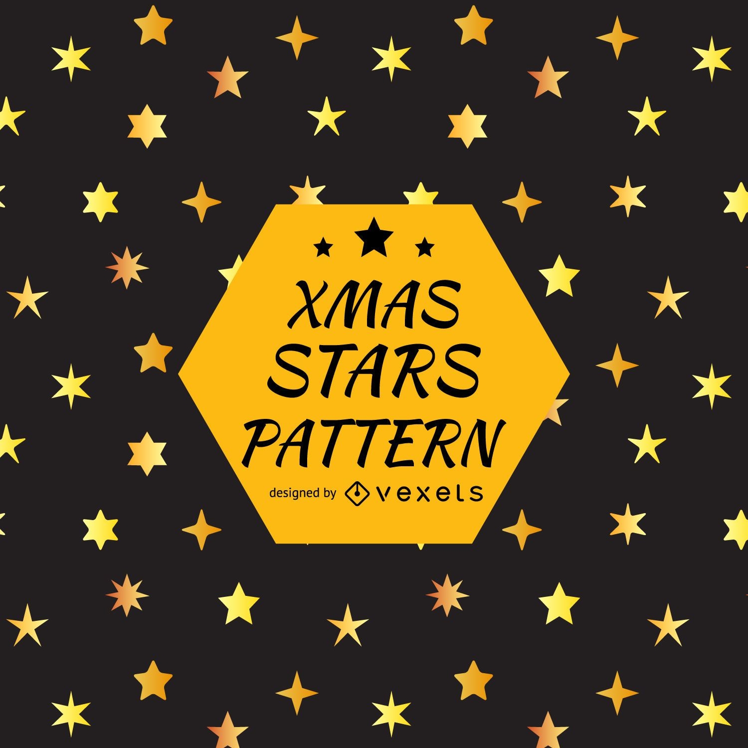Star silhouette pattern design