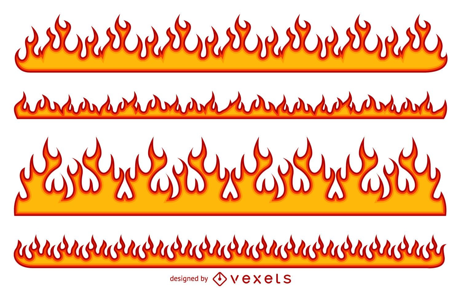 Flame Fire Line art, Fire s Border, colored Fire, heat png, flame